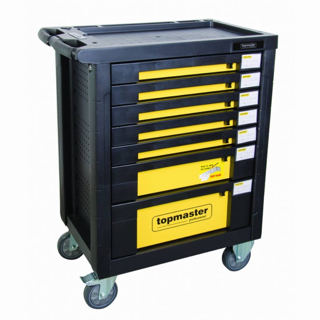 Количка за инструменти 7 чекемджета 220 части TMP