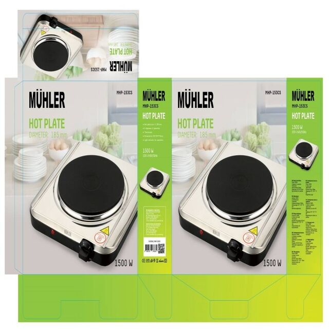 Котлон електрически Muhler MHP-153CS Котлон електрически Muhler MHP-153CS