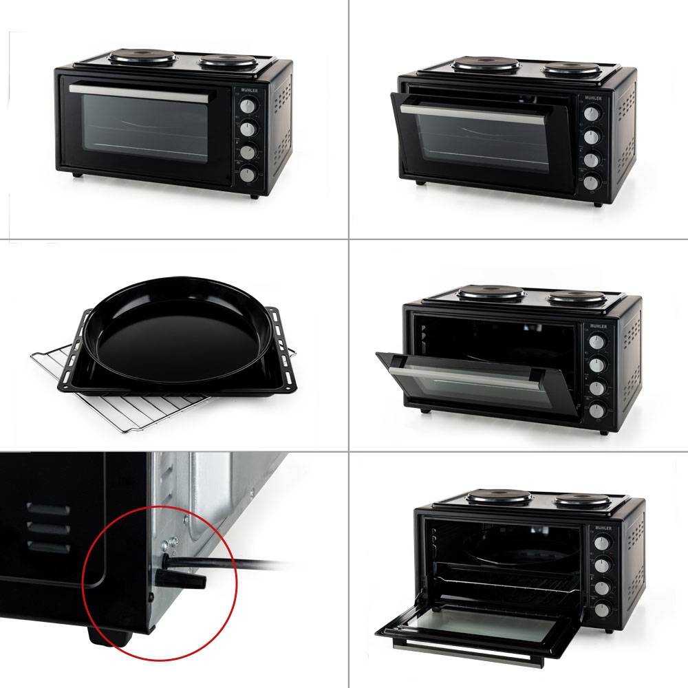Малка готварска печка Muhler MC-4522 Малка готварска печка Muhler MC-4522