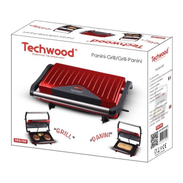 Сандвич тостер - преса Techwood TPG-755 Сандвич тостер - преса Techwood TPG-755
