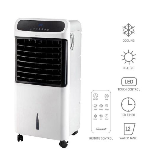 Мобилен Охладител и отоплител Diplomat DX-80CHRC 5в1 Мобилен Охладител и отоплител Diplomat DX-80CHRC 5в1