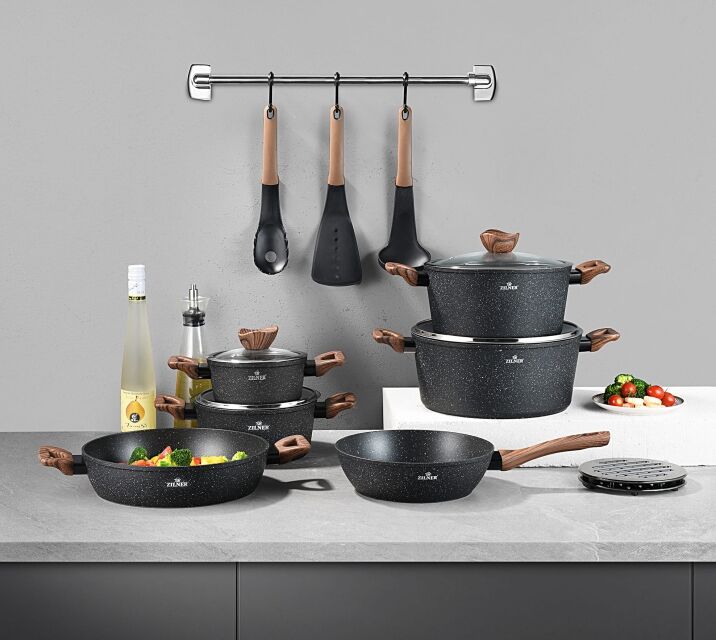 Готварски комплект от 15 части Zilner ZL-8518 Готварски комплект от 15 части Zilner ZL-8518