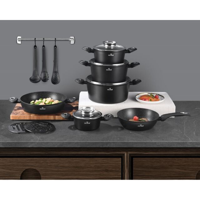 Готварски комплект от 15 части Zilner ZL-8570 Готварски комплект от 15 части Zilner ZL-8570