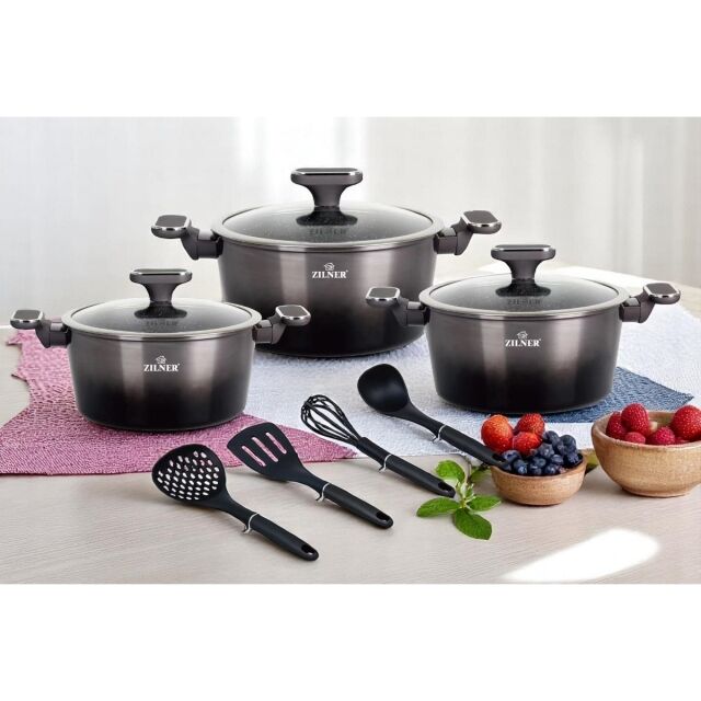 Готварски комплект от 10 части Zilner ZL-8595 Готварски комплект от 10 части Zilner ZL-8595