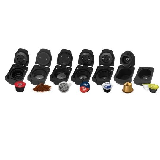 Еспресо машина за мляно кафе и капсули 7 в 1 Crown CCM-1530B Еспресо машина за мляно кафе и капсули 7 в 1 Crown CCM-1530B