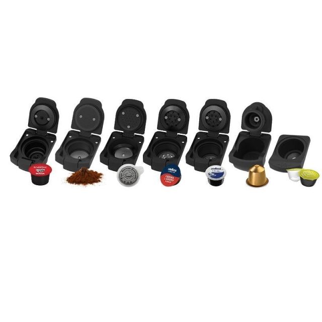 Еспресо машина за мляно кафе и капсули 7 в 1 Crown CCM-1530B Еспресо машина за мляно кафе и капсули 7 в 1 Crown CCM-1530B